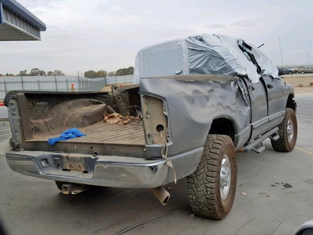 1D7KS28AX7J590021 - 2007 DODGE RAM 2500 S GRAY photo 4