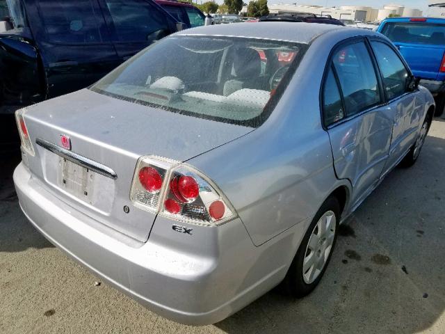 2HGES25741H567487 - 2001 HONDA CIVIC EX SILVER photo 3