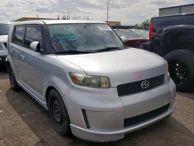 JTLKE50E281050721 - 2008 TOYOTA SCION XB ვერცხლისფერი ფოტო 1