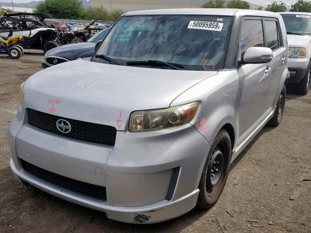 JTLKE50E281050721 - 2008 TOYOTA SCION XB ვერცხლისფერი ფოტო 2