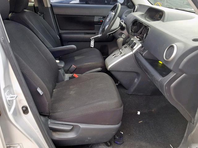 JTLKE50E281050721 - 2008 TOYOTA SCION XB ვერცხლისფერი ფოტო 5
