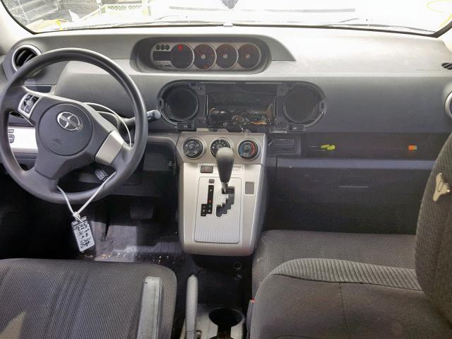 JTLKE50E281050721 - 2008 TOYOTA SCION XB ვერცხლისფერი ფოტო 9