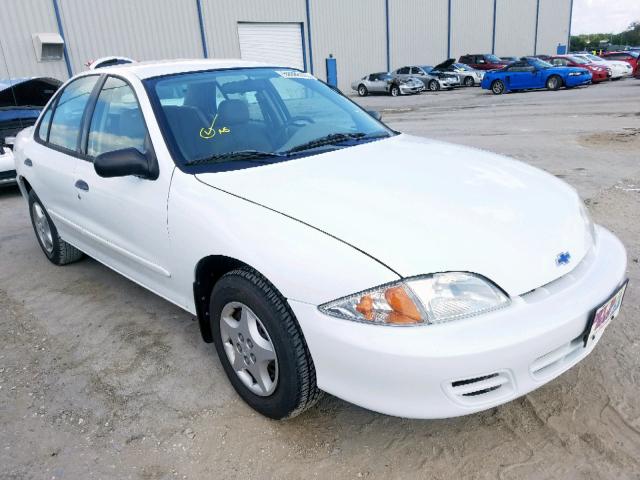 1G1JC524927189534 - 2002 CHEVROLET CAVALIER B WHITE photo 1