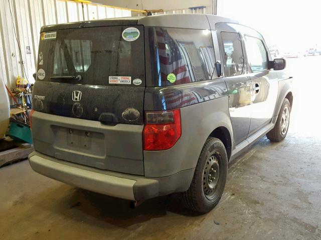 5J6YH28375L003080 - 2005 HONDA ELEMENT LX BLACK photo 4