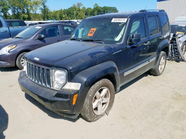 1C4PJLCKXCW124837 - 2012 JEEP LIBERTY LI BLACK photo 2