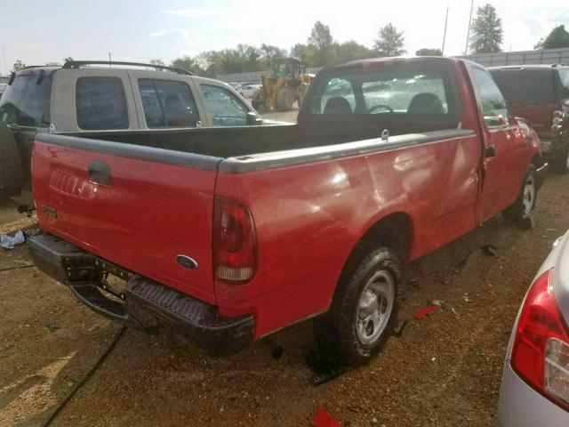 2FTRF17214CA80281 - 2004 FORD F-150 HERI RED photo 4