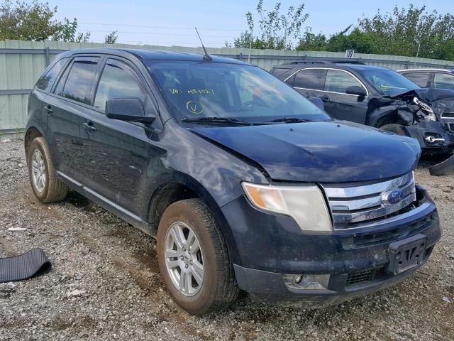 2FMDK48CX8BA84027 - 2008 FORD EDGE SEL BLACK photo 1