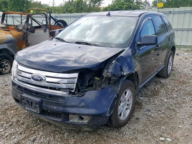 2FMDK48CX8BA84027 - 2008 FORD EDGE SEL BLACK photo 2