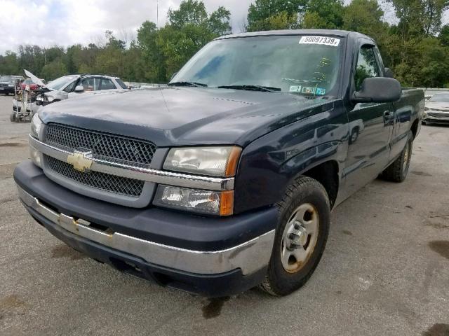 1GCEC14X44Z224982 - 2004 CHEVROLET SILVERADO BLACK photo 2