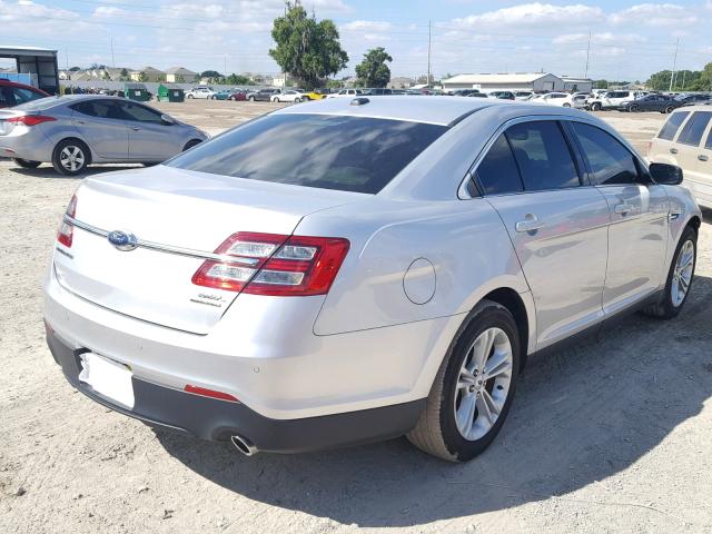 1FAHP2E82HG105284 - 2017 FORD TAURUS SEL SILVER photo 4