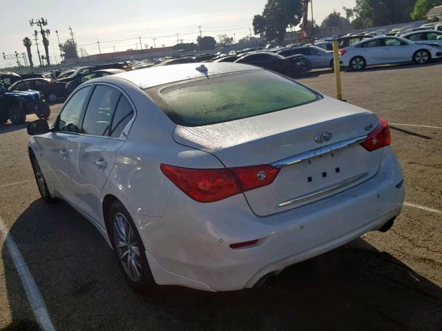 JN1EV7AP8GM300547 - 2016 INFINITI Q50 PREMIU WHITE photo 3