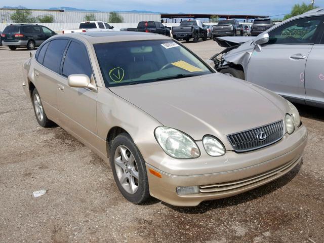 JT8BD69SX40201350 - 2004 LEXUS GS 300 GOLD photo 1