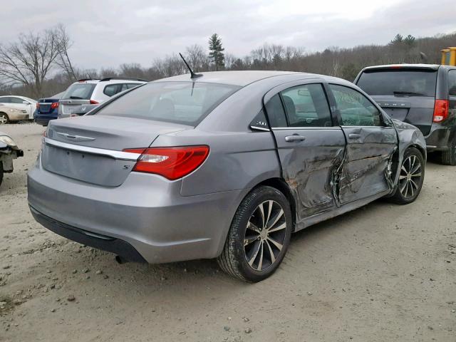 1C3CCBBB3EN117925 - 2014 CHRYSLER 200 TOURIN SILVER photo 4