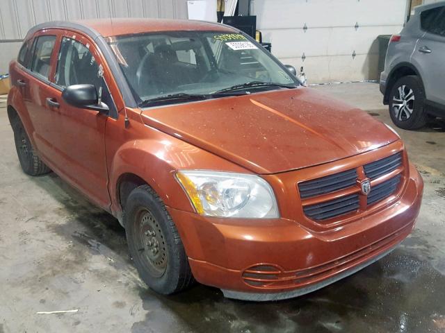 1B3HB28B97D137313 - 2007 DODGE CALIBER ORANGE photo 1