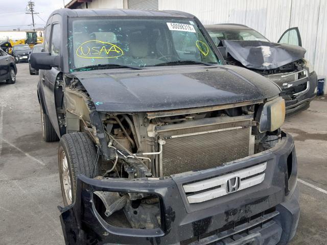 5J6YH27707L000206 - 2007 HONDA ELEMENT EX BLACK photo 1