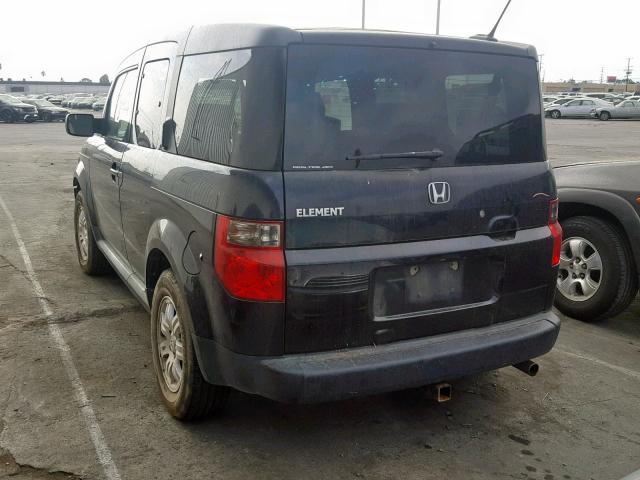 5J6YH27707L000206 - 2007 HONDA ELEMENT EX BLACK photo 3