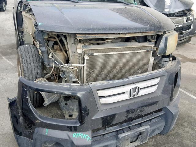 5J6YH27707L000206 - 2007 HONDA ELEMENT EX BLACK photo 9