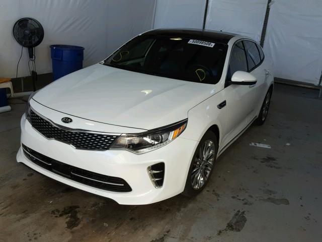 5XXGV4L20GG078663 - 2016 KIA OPTIMA SXL WHITE photo 2