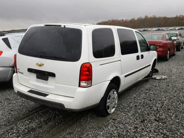 1GBDV13L66D138050 - 2006 CHEVROLET UPLANDER I WHITE photo 4