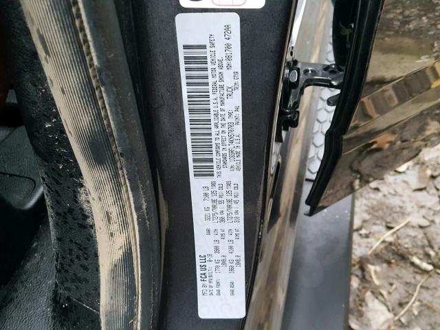 1C6SRFLT4KN570703 - 2019 RAM 1500 REBEL გრაფიტი ფოტო 10