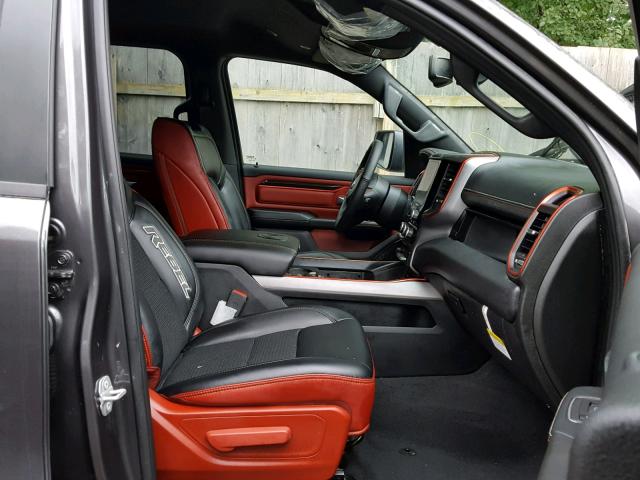 1C6SRFLT4KN570703 - 2019 RAM 1500 REBEL გრაფიტი ფოტო 5