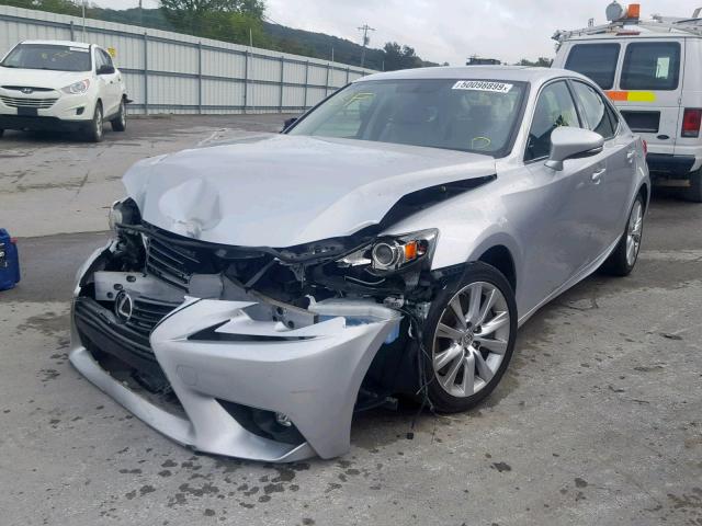 JTHBA1D21G5001628 - 2016 LEXUS IS 200T SILVER photo 2