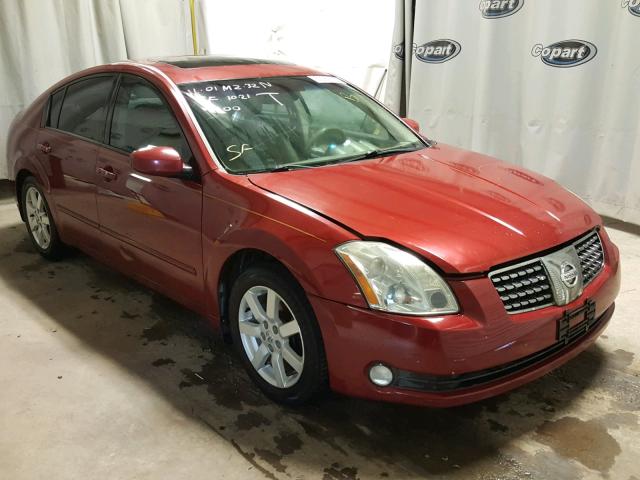 1N4BA41E14C903954 - 2004 NISSAN MAXIMA SE RED photo 1