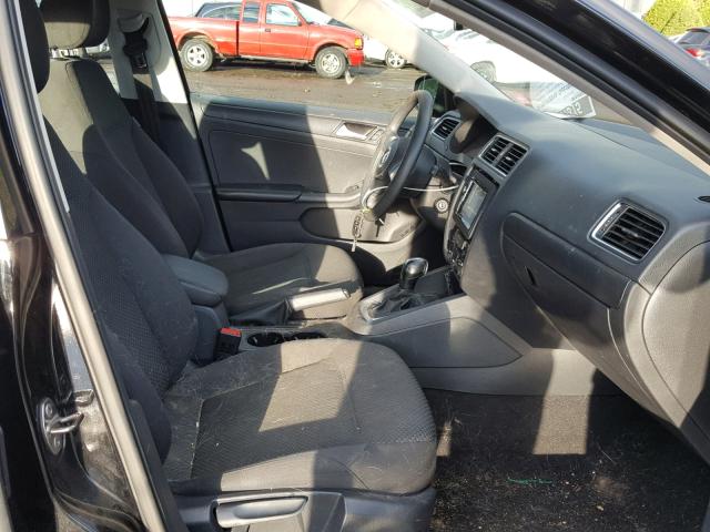 3VW2K7AJ6EM390719 - 2014 VOLKSWAGEN JETTA BASE 黑色 照片 5