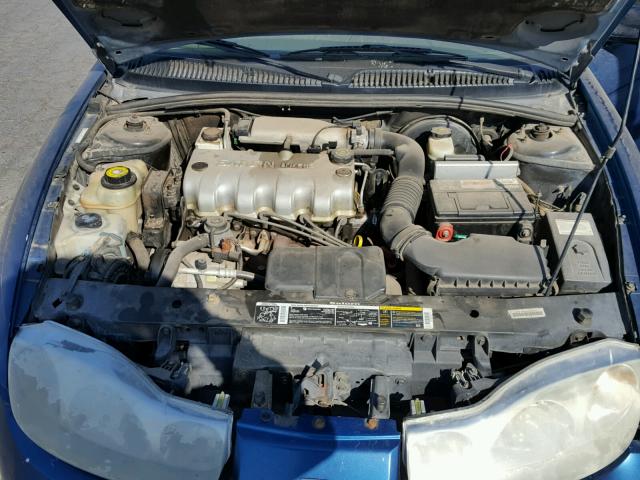 1G8ZP12881Z105484 - 2001 SATURN SC1 BLUE photo 7