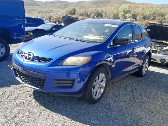 JM3ER29L370110286 - 2007 MAZDA CX-7 BLUE photo 2