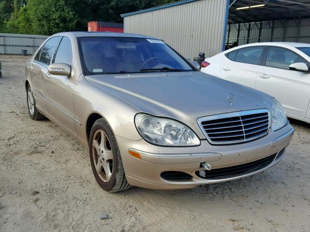 WDBNG75J14A408050 - 2004 MERCEDES-BENZ S 500 GOLD photo 1