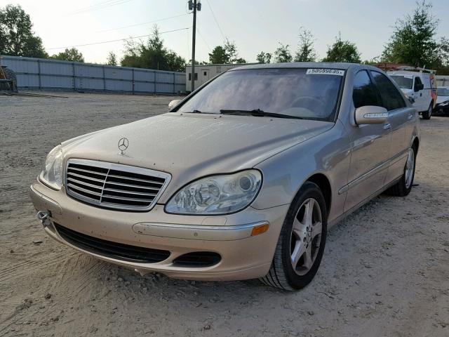 WDBNG75J14A408050 - 2004 MERCEDES-BENZ S 500 GOLD photo 2