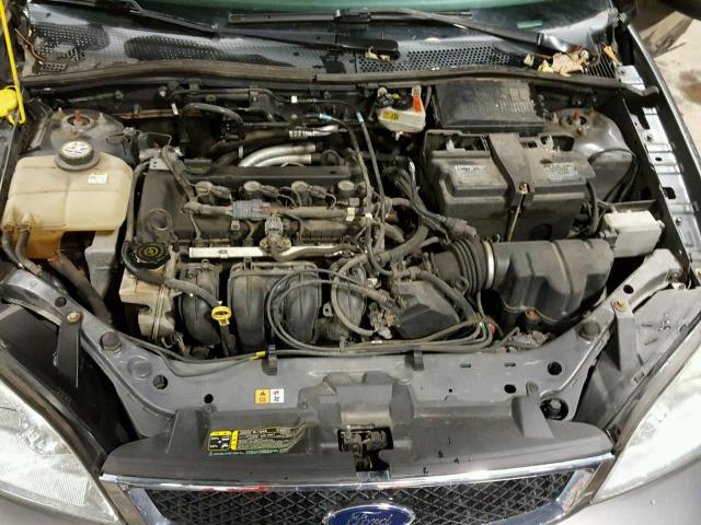 1FAHP34N17W234862 - 2007 FORD FOCUS ZX4 GRAY photo 7