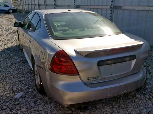 2G2WR554461208389 - 2006 PONTIAC GRAND PRIX SILVER photo 3