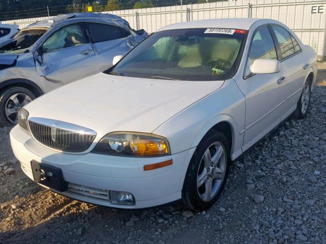 1LNHM87A92Y617286 - 2002 LINCOLN LS WHITE photo 2