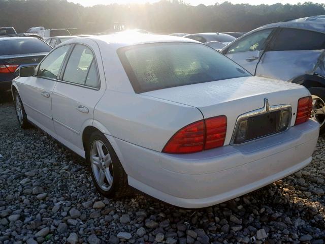 1LNHM87A92Y617286 - 2002 LINCOLN LS თეთრი ფოტო 3