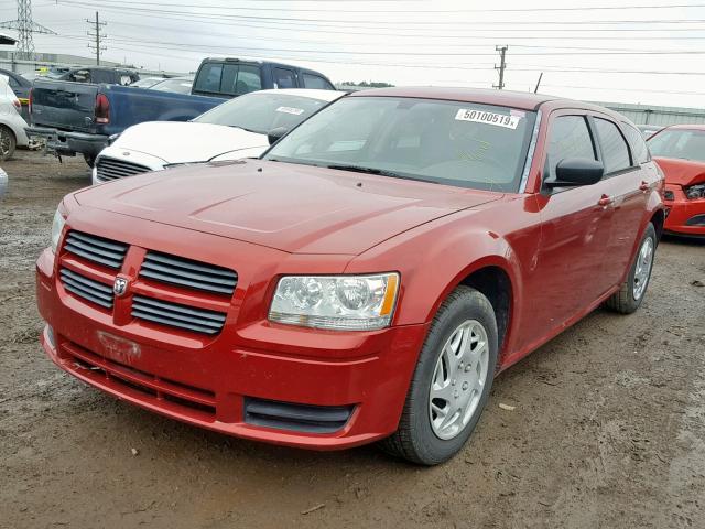 2D4FV47T58H167628 - 2008 DODGE MAGNUM RED photo 2