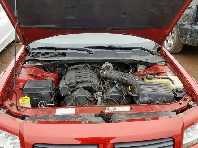 2D4FV47T58H167628 - 2008 DODGE MAGNUM RED photo 7