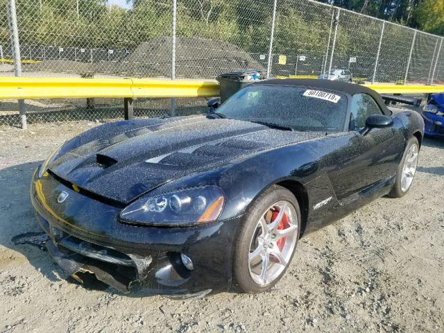 1B3AZ6EZXAV100052 - 2010 DODGE VIPER SRT- BLACK photo 2