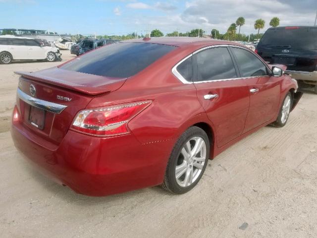 1N4BL3AP2DC191086 - 2013 NISSAN ALTIMA 3.5 RED photo 4