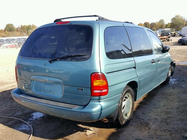 2FMZA514XWBD98081 - 1998 FORD WINDSTAR W TURQUOISE photo 4