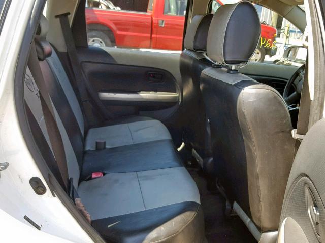 JTKKT624060141090 - 2006 TOYOTA SCION XA WHITE photo 6