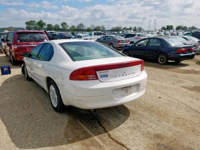 2B3AD46R14H709223 - 2004 DODGE INTREPID S WHITE photo 3