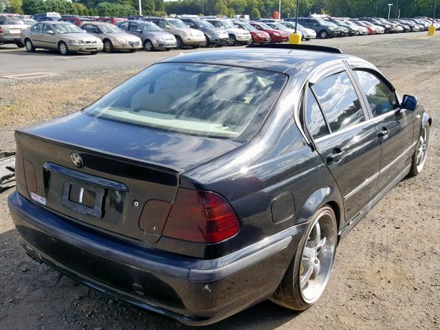 WBAEV53482KM16644 - 2002 BMW 330 I BLACK photo 4