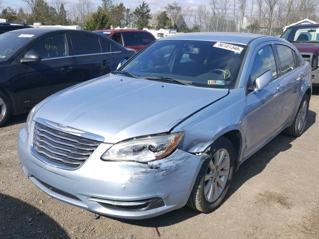 1C3CCBBB5DN627434 - 2013 CHRYSLER 200 TOURIN BLUE photo 2