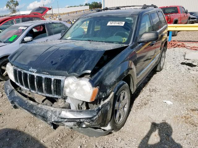 1J4HS58N66C187093 - 2006 JEEP GRAND CHER BLACK photo 2