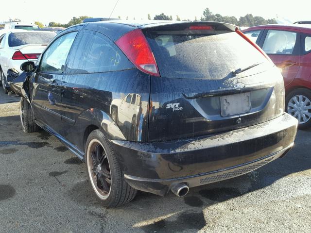 3FAHP39583R173127 - 2003 FORD FOCUS SVT BLACK photo 3