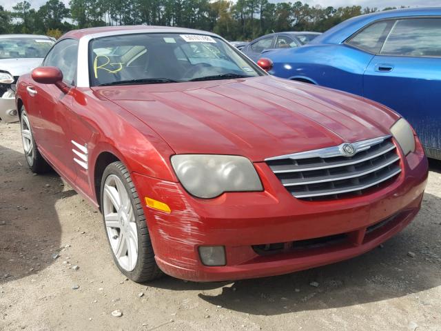 1C3AN69L36X067377 - 2006 CHRYSLER CROSSFIRE RED photo 1