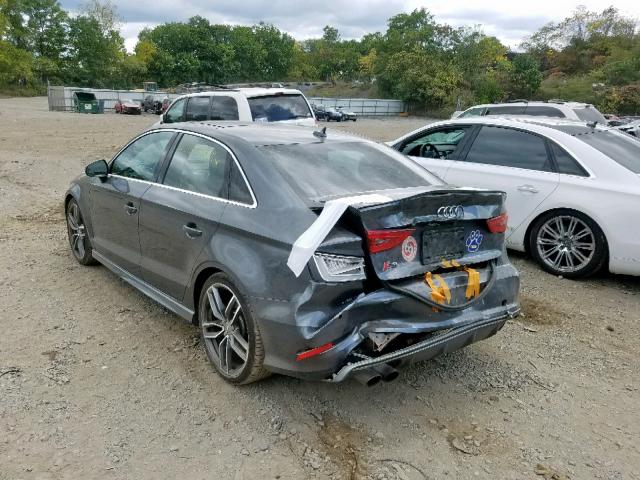 WAUBFGFFXF1053090 - 2015 AUDI S3 GRAY photo 3