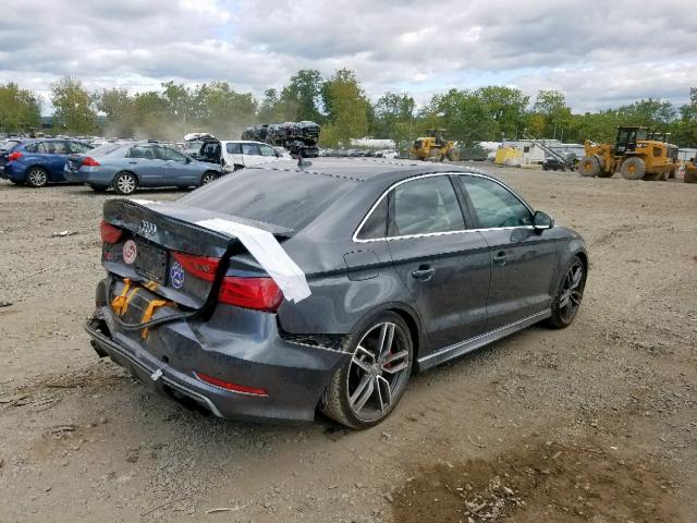 WAUBFGFFXF1053090 - 2015 AUDI S3 GRAY photo 4